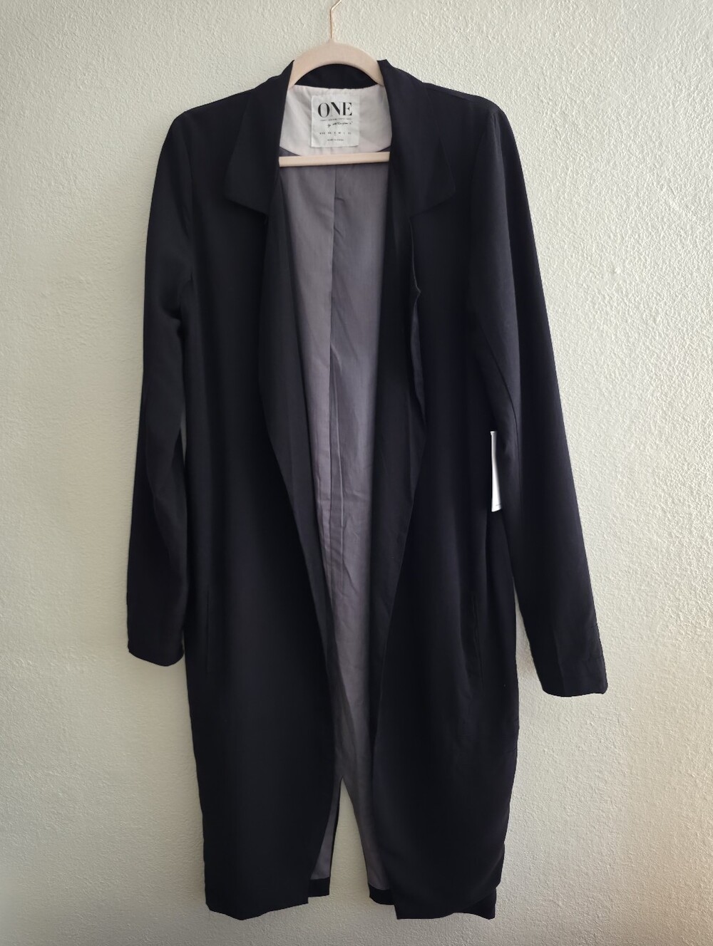 One Teaspoon Cocoon Long Duster Blazer Size Small